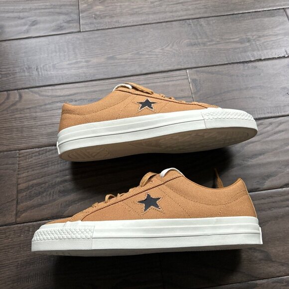 Converse CONS One Star Pro Ox Sneakers Men's Size 11 Raw Sugar/ Egret AO6805C - Picture 2 of 7